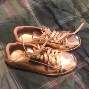 Rose Gold Sneakers